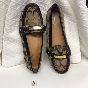 Coach Felisha flat loafers signature shoes
